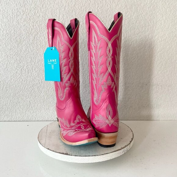 Lane LEXINGTON Womens Cowboy Boots Hot Pink Western Cowgirl